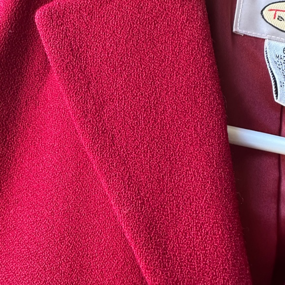 Women's Talbots 100% Wool Red blazer jacket Size 6 100% Wool. - Picture 7 of 15